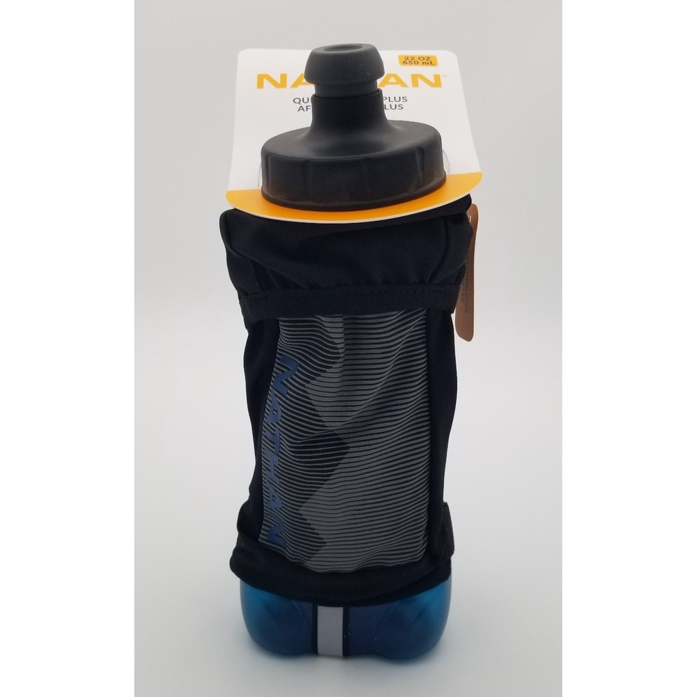 NWT Nathan 22oz / 650mL Quicksqueeze Plus Water Bottle w/ Pocket Improved Strap